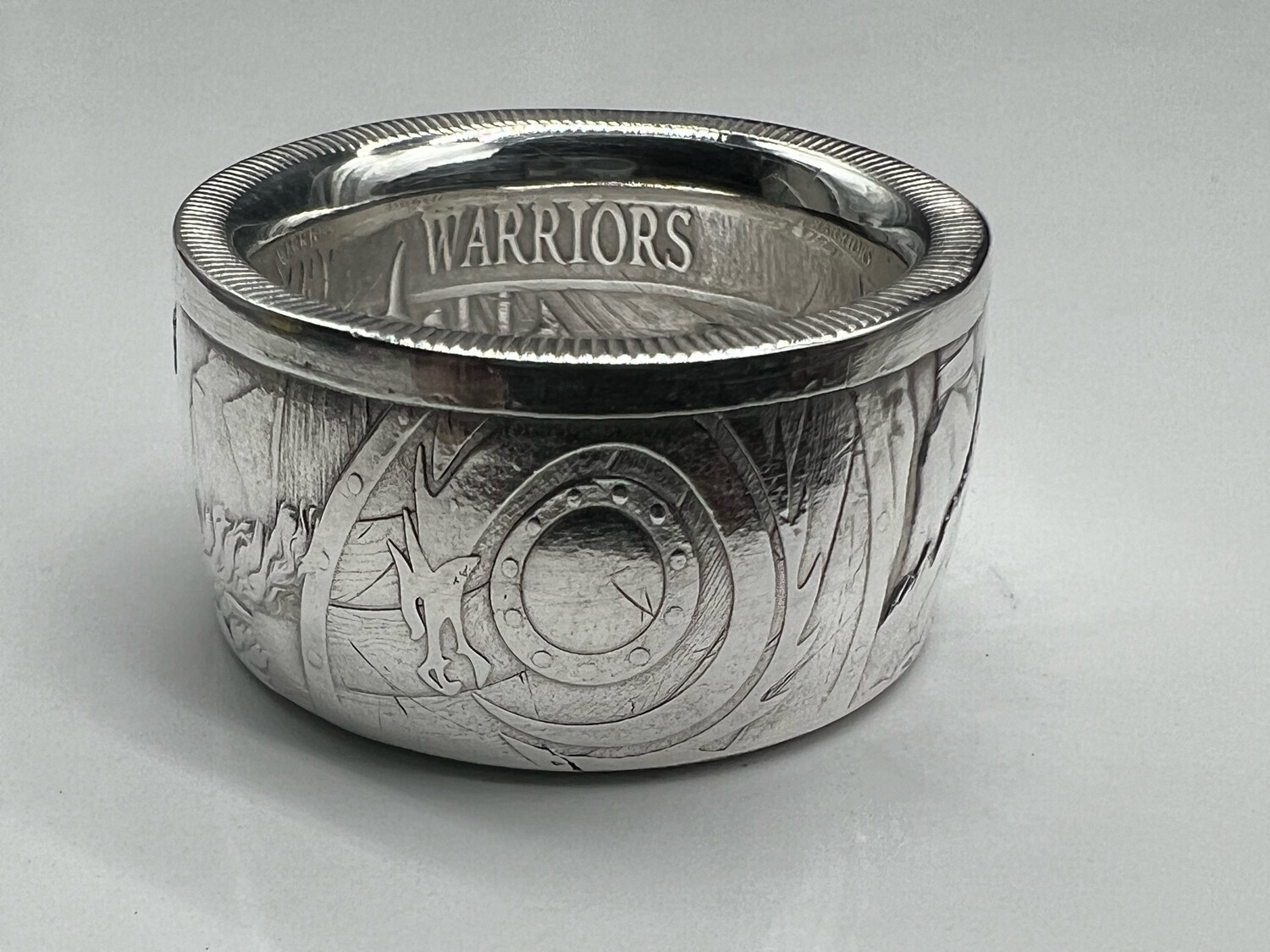 Eric Bloodaxe Fine Silver Coin Ring