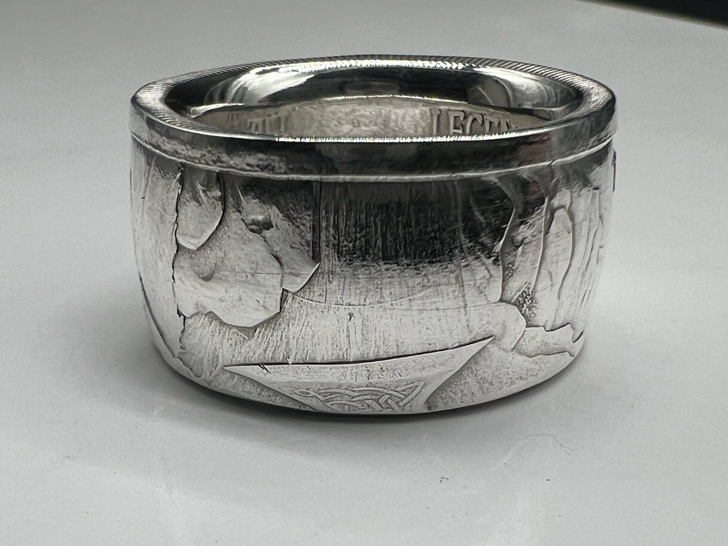 Eric Bloodaxe Fine Silver Coin Ring