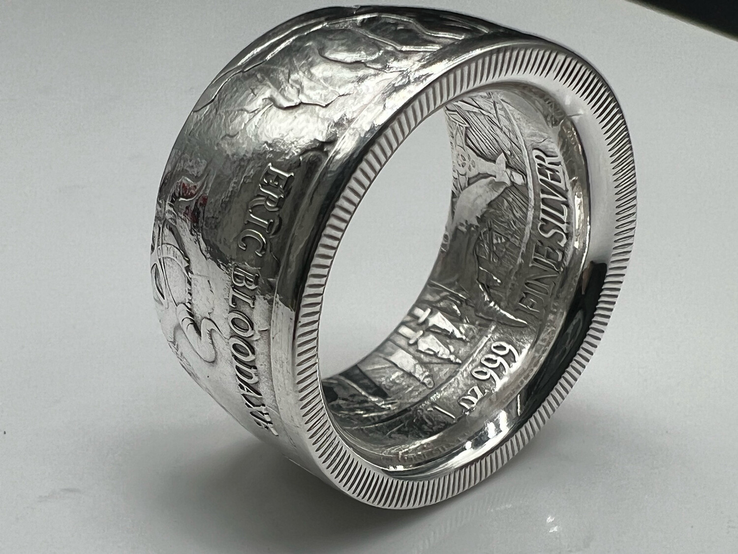 Eric Bloodaxe Fine Silver Coin Ring