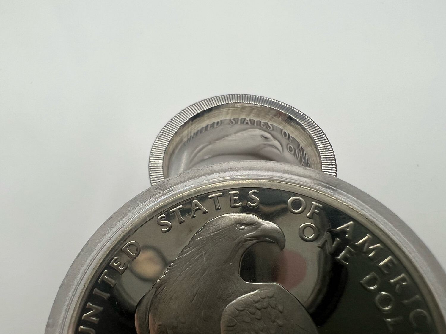1984 Olympiad Dollar 90% Silver Coin Ring