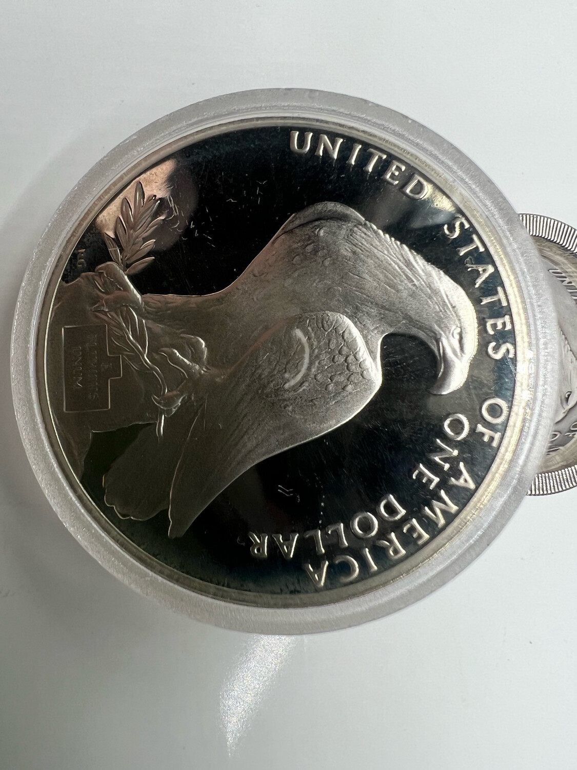 1984 Olympiad Dollar 90% Silver Coin Ring