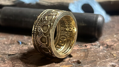 Fugio Brass Coin Ring