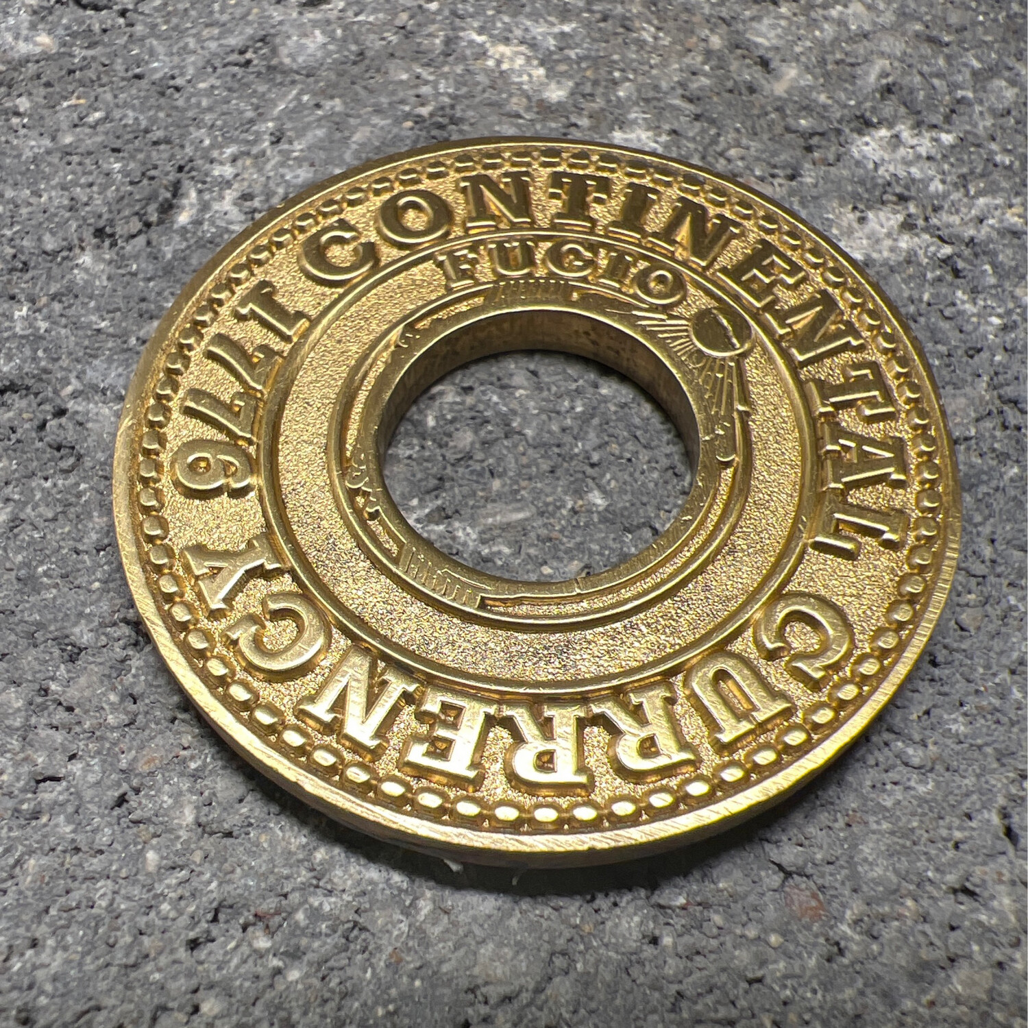 Fugio Brass Coin Ring