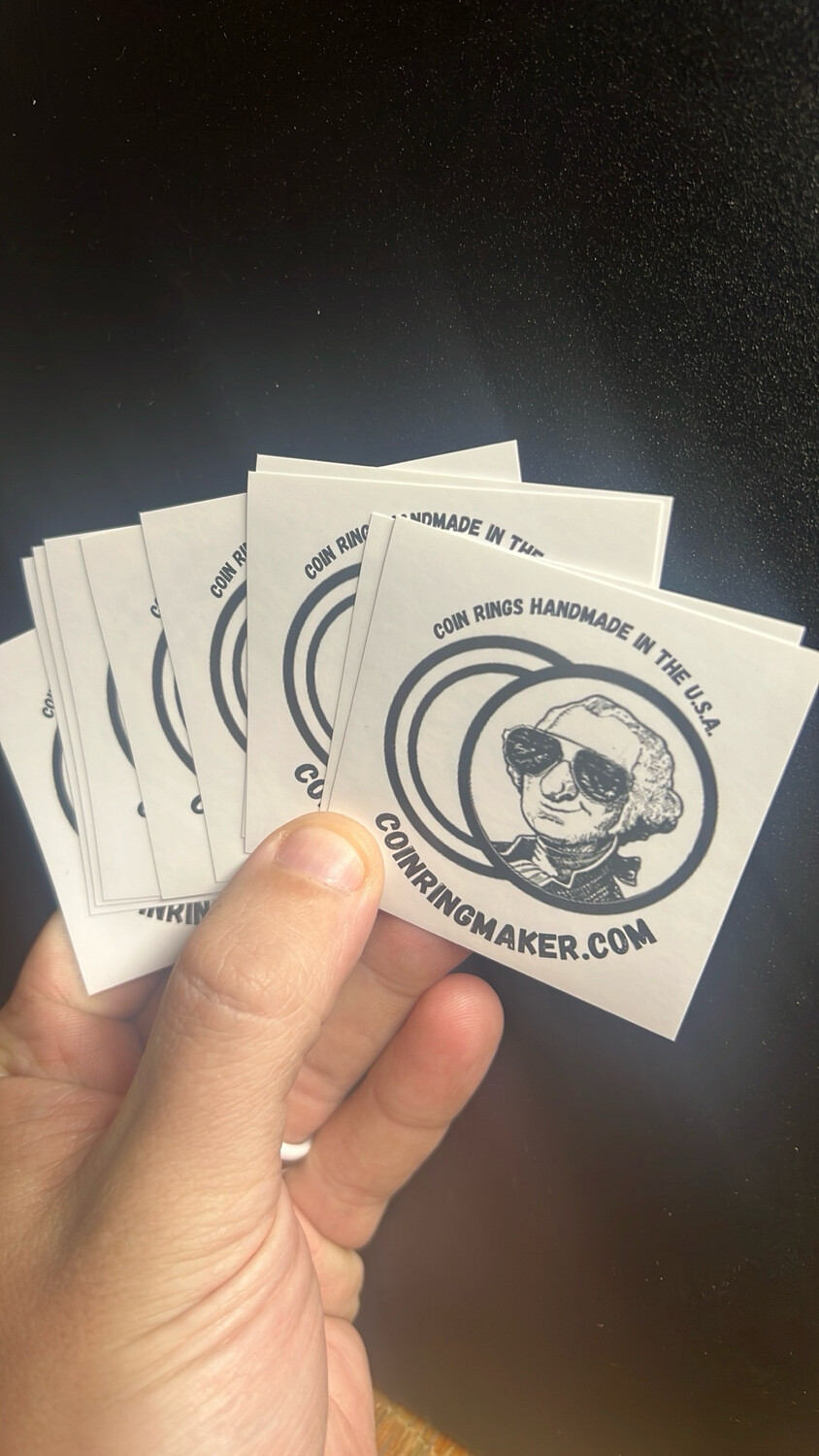 Coin Ring Maker Stickers - 10 Pack