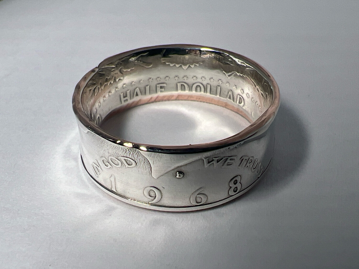 1965 To 1969 40% Silver Half Dollar Coin Ring