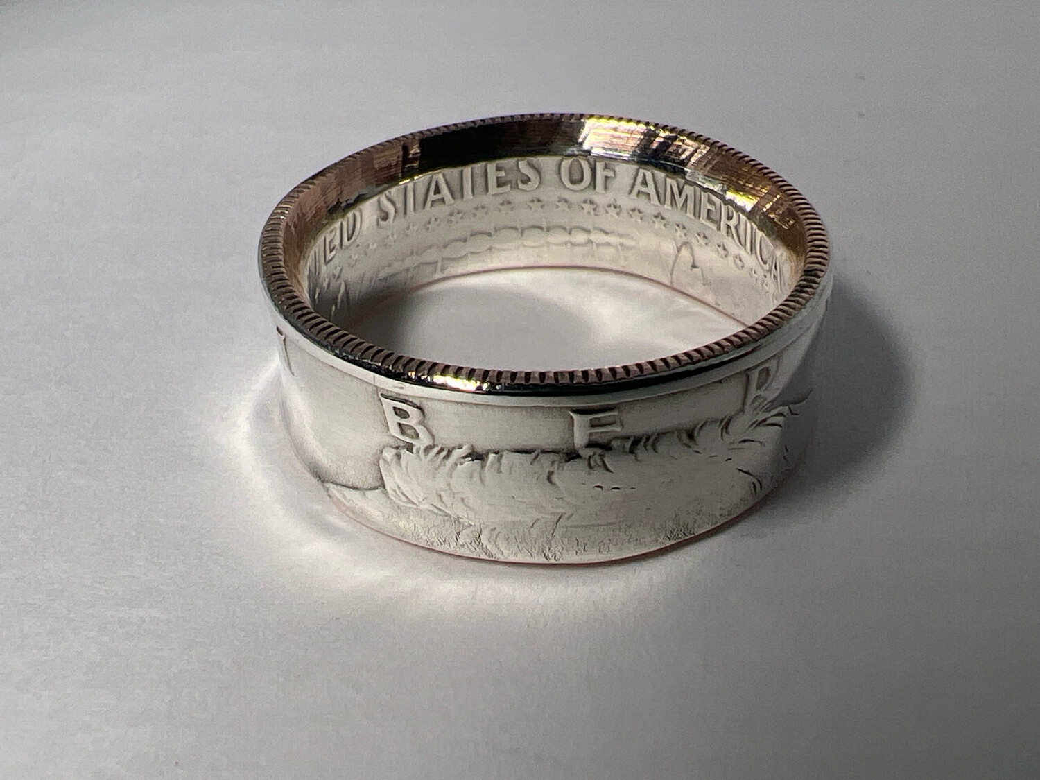 1965 To 1969 40% Silver Half Dollar Coin Ring