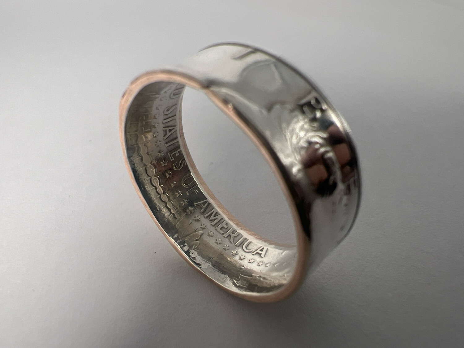 1965 To 1969 40% Silver Half Dollar Coin Ring