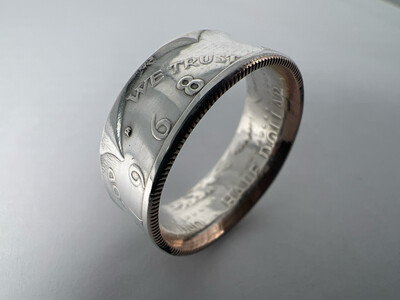 1965 To 1969 40% Silver Half Dollar Coin Ring