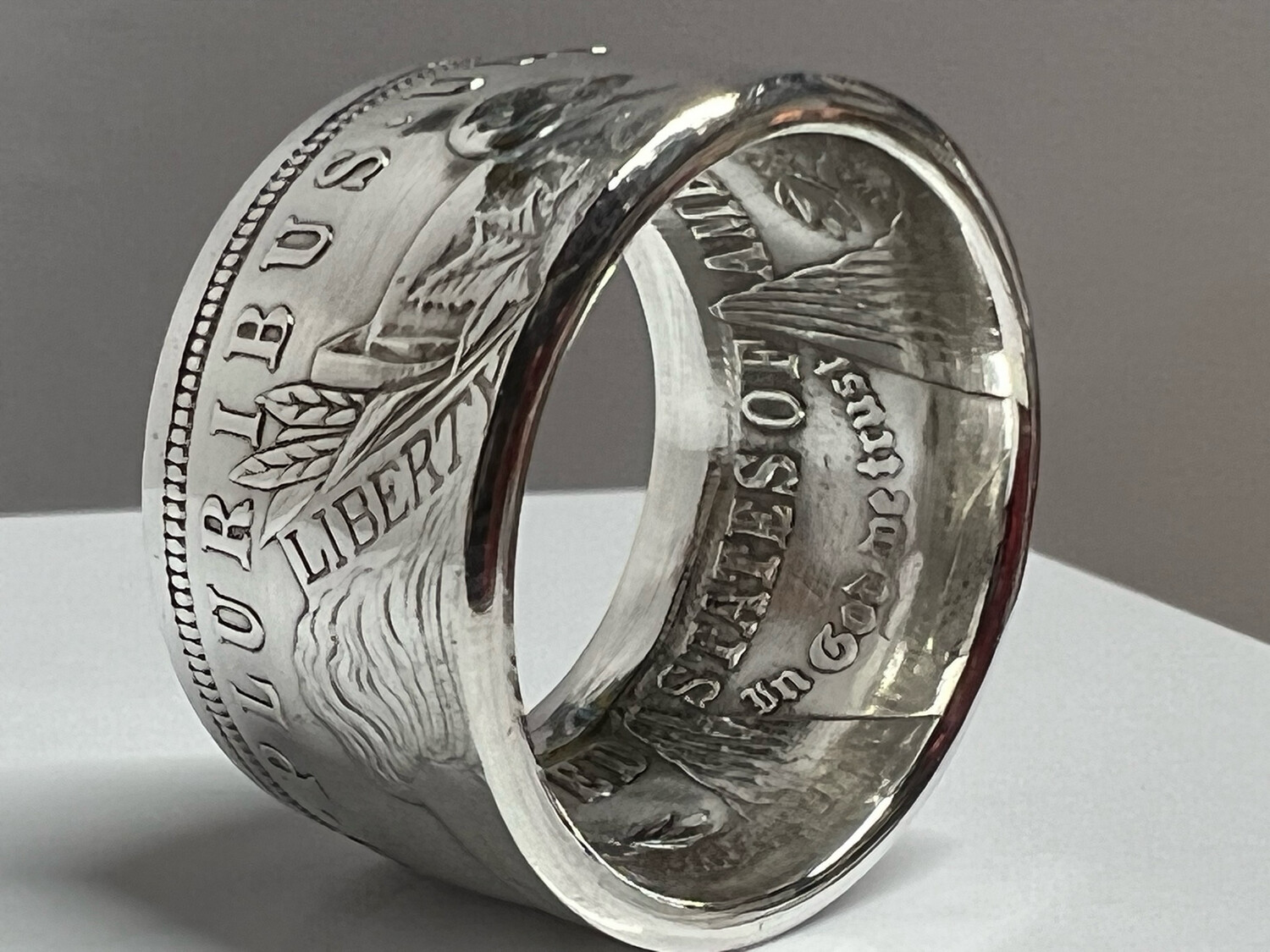 90% Silver Morgan U.S. Dollar Coin Ring