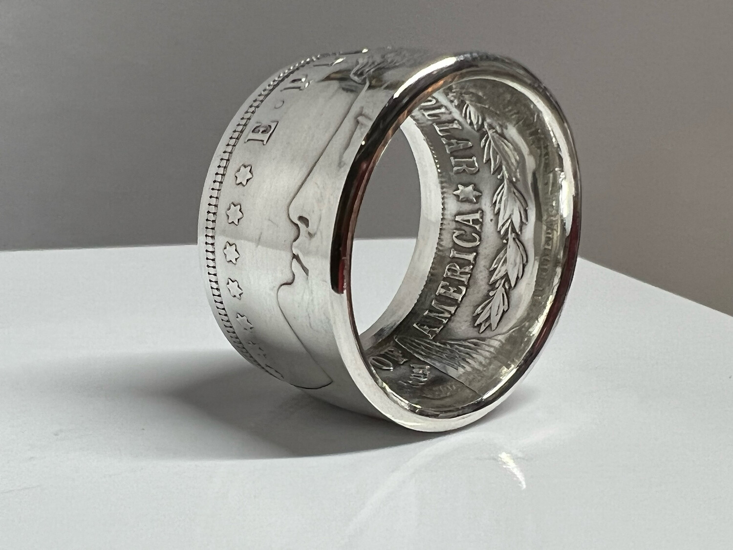 90% Silver Morgan U.S. Dollar Coin Ring