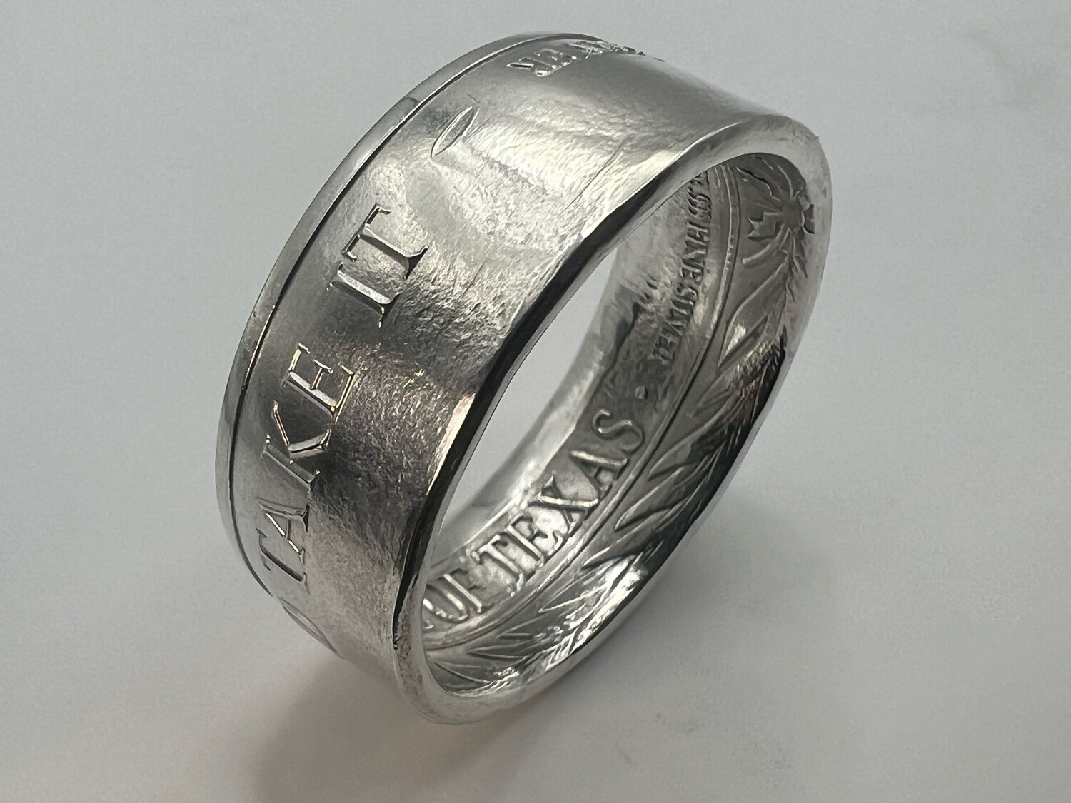 Come And Take It / The Great State Of Texas Fine Silver Coin Ring