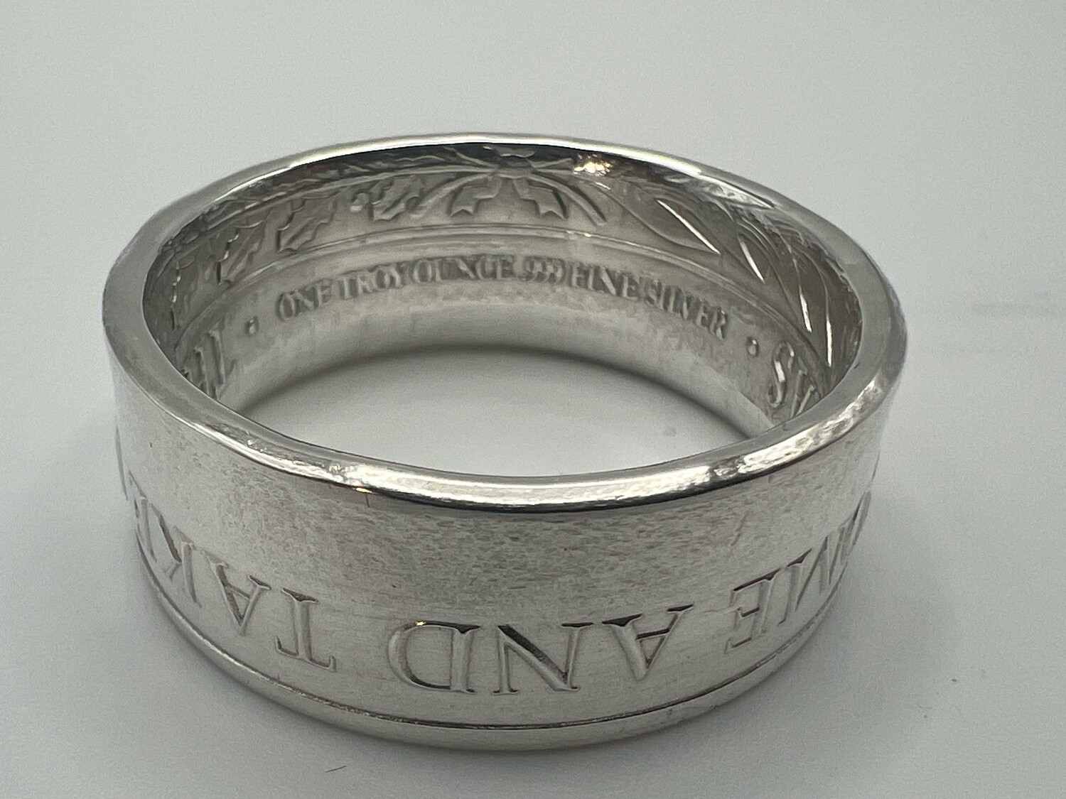 Come And Take It / The Great State Of Texas Fine Silver Coin Ring