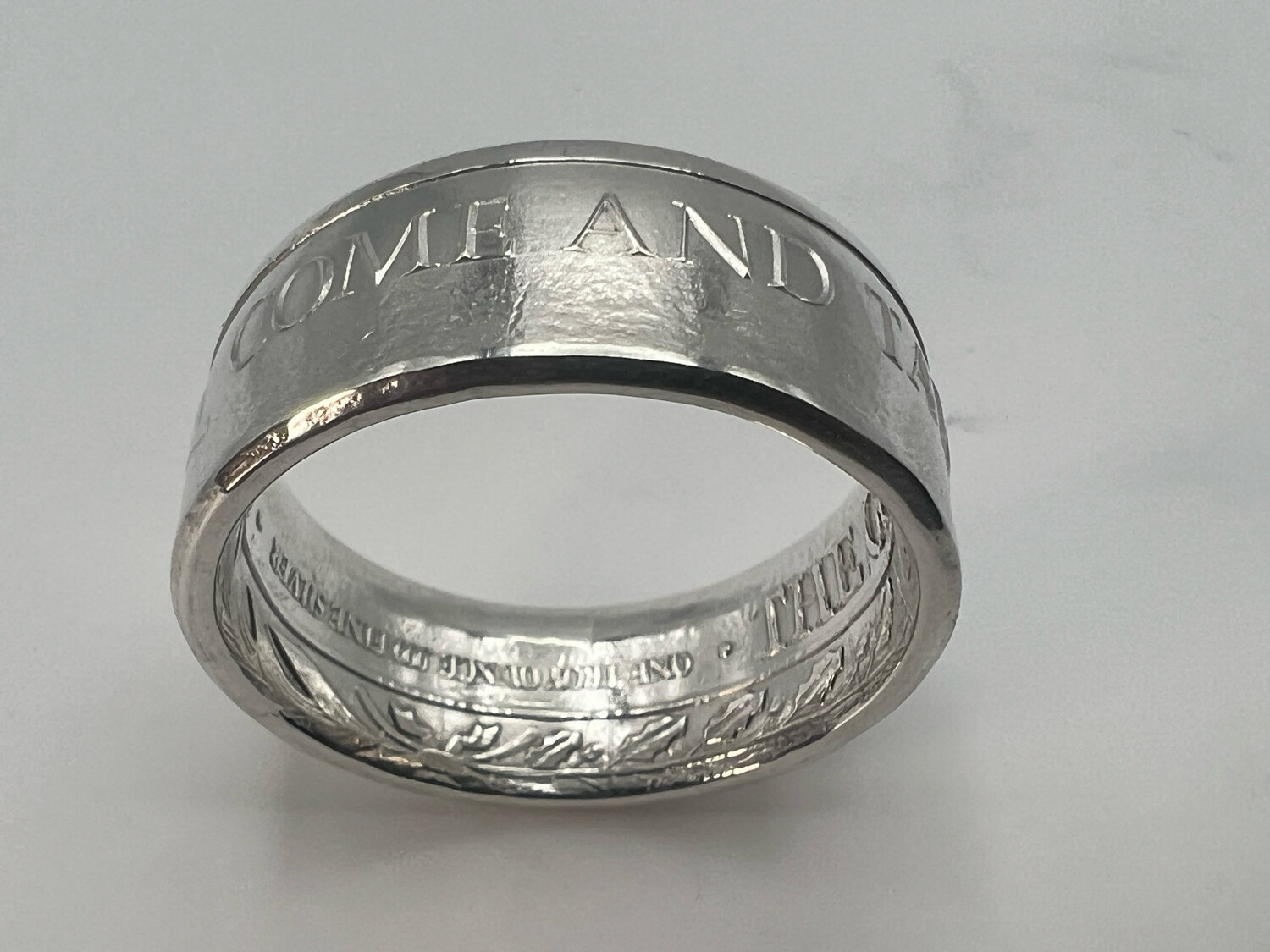 Come And Take It / The Great State Of Texas Fine Silver Coin Ring