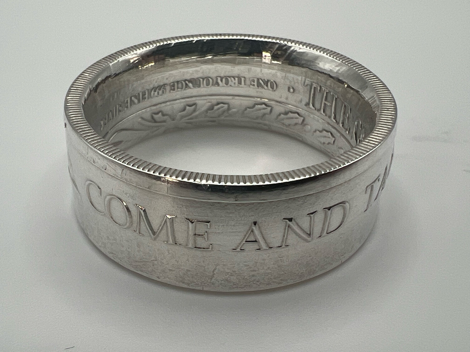 Come And Take It / The Great State Of Texas Fine Silver Coin Ring