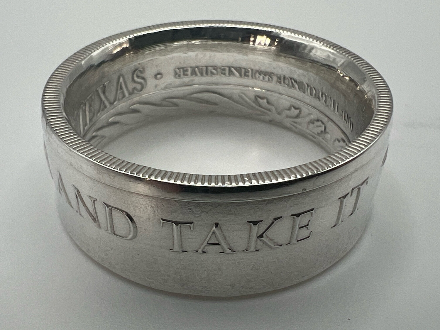 Come And Take It / The Great State Of Texas Fine Silver Coin Ring