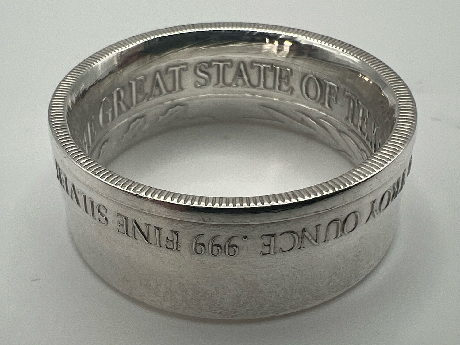 Come And Take It / The Great State Of Texas Fine Silver Coin Ring