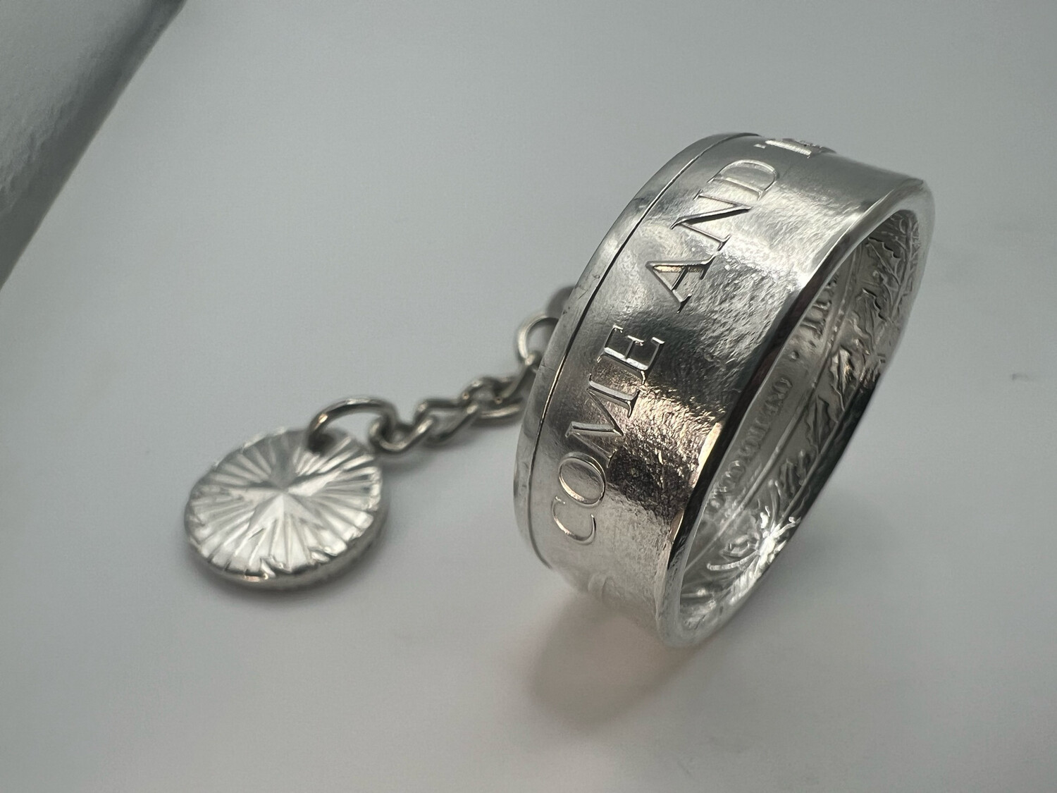 Come And Take It / The Great State Of Texas Fine Silver Coin Ring