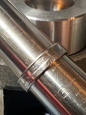 1965 - 1998 Quarter Copper Clad Coin Ring