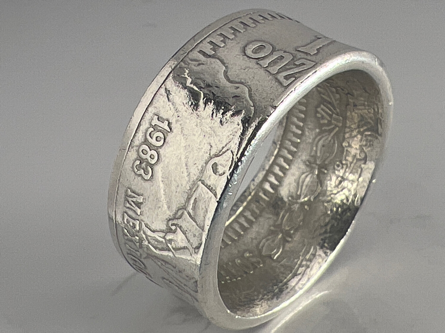 Libertad Fine Silver Coin Ring