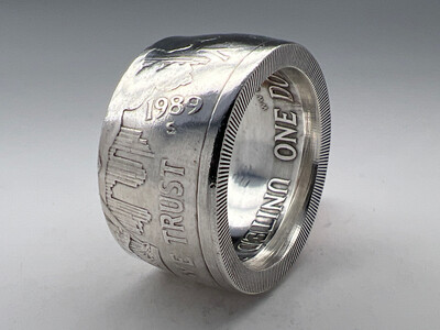 1989 Bicentennial Of Congress Dollar Coin Ring
