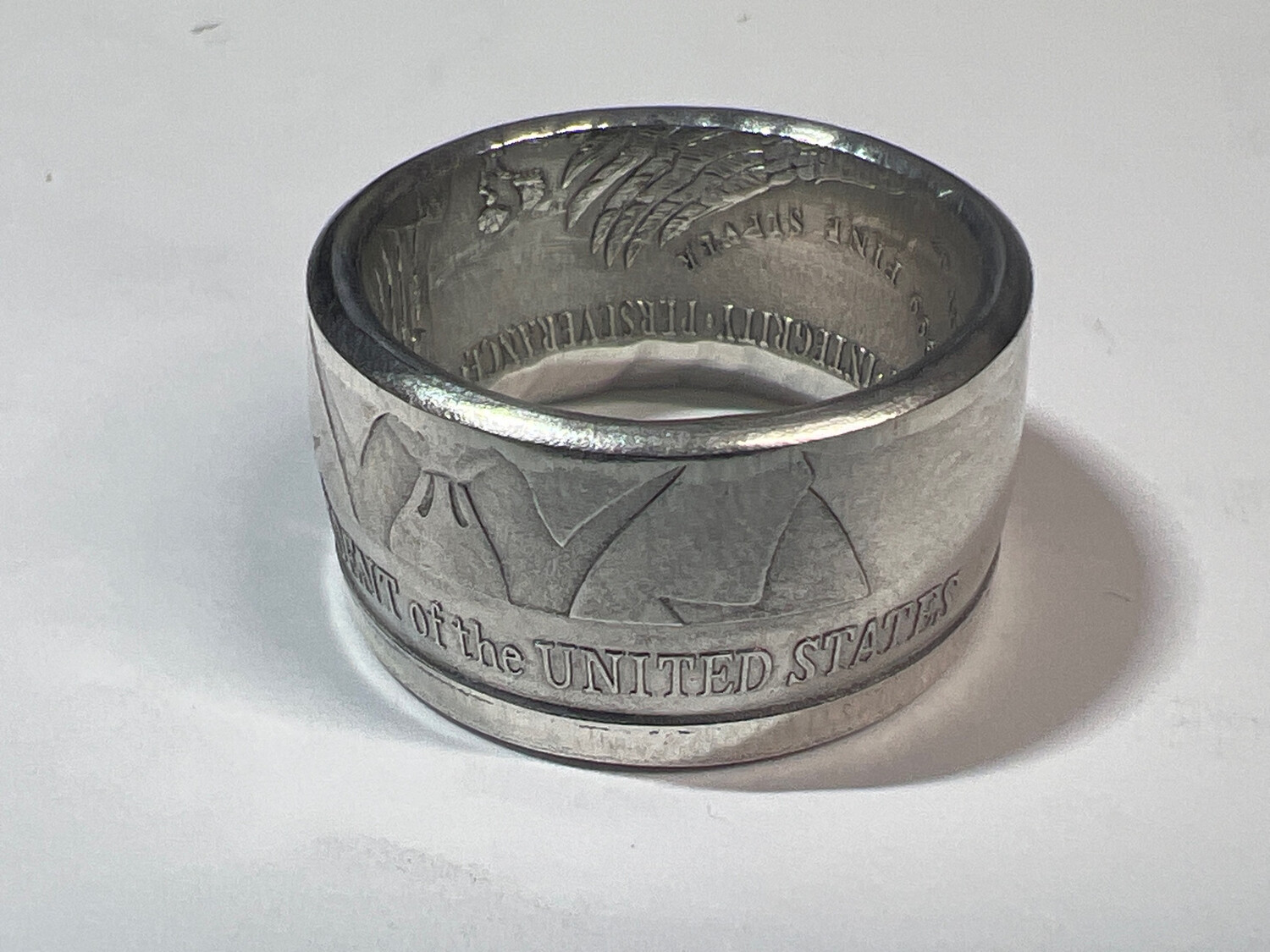 Donald Trump Fine Silver Coin Ring
