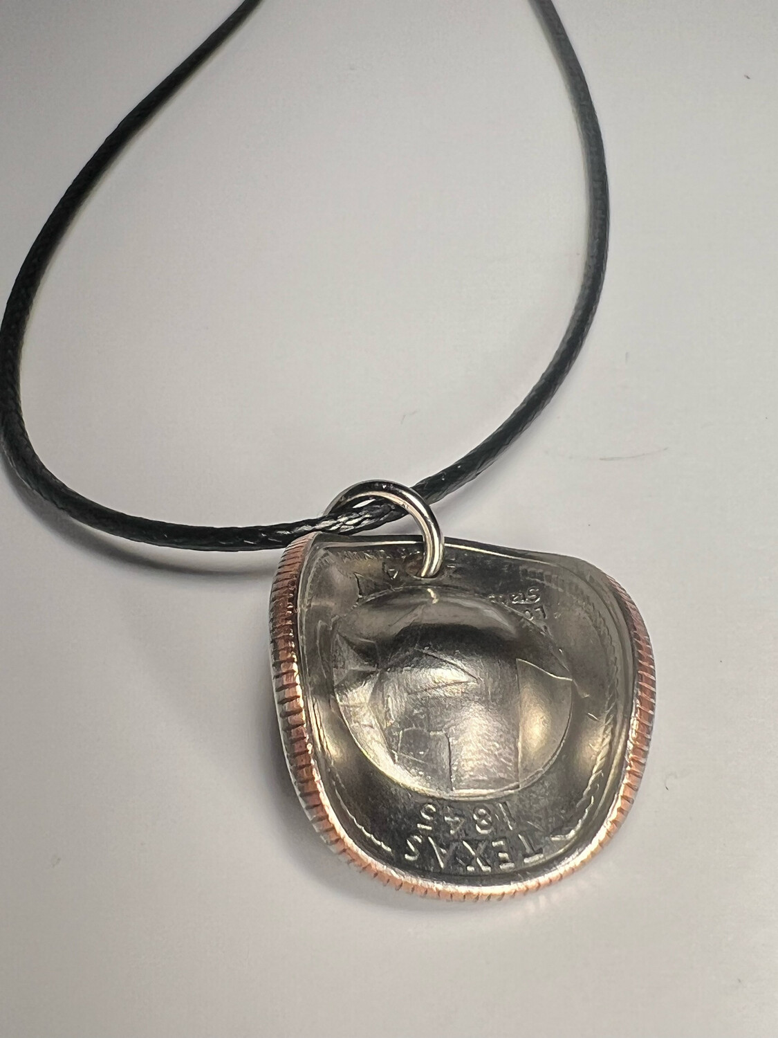 State Quarter Cowboy Hat Necklace 
