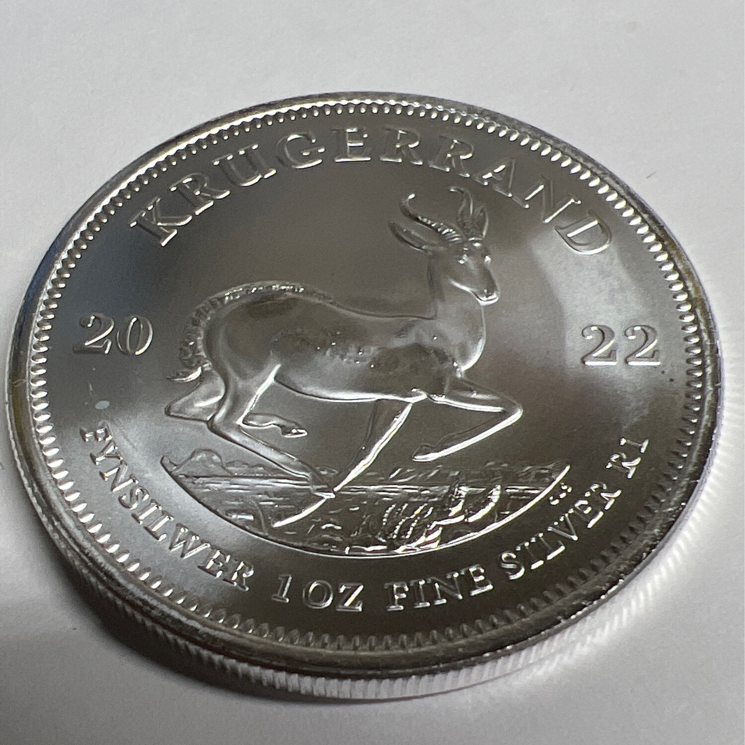2022 Krugerrand Fine Silver Coin Ring
