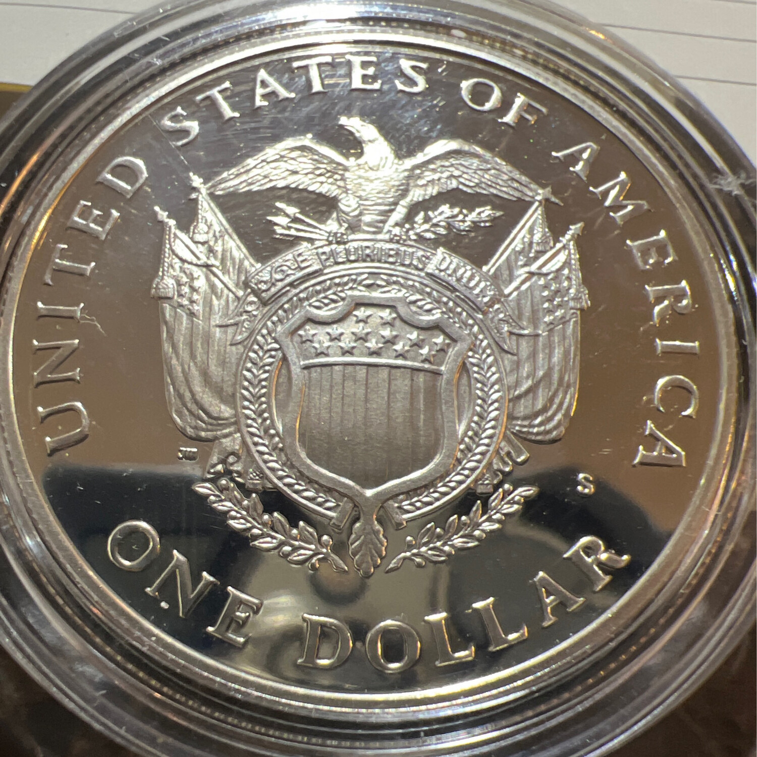 1994 Bicentennial Of US Capital Dollar Coin Ring