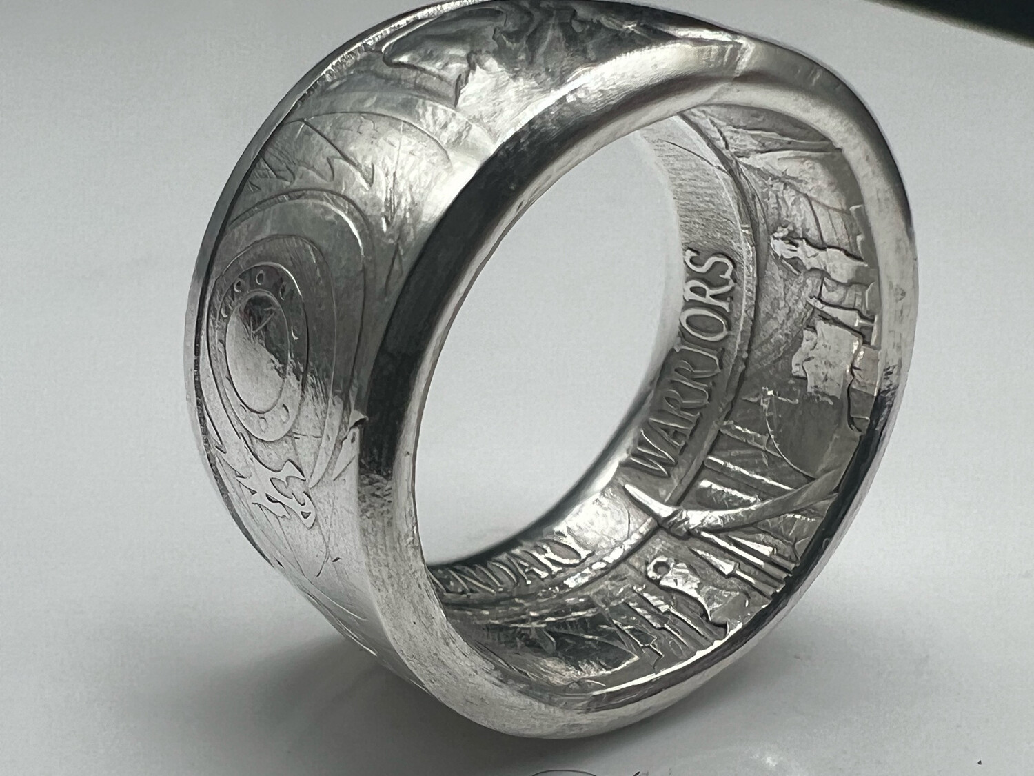 Eric Bloodaxe Fine Silver Coin Ring