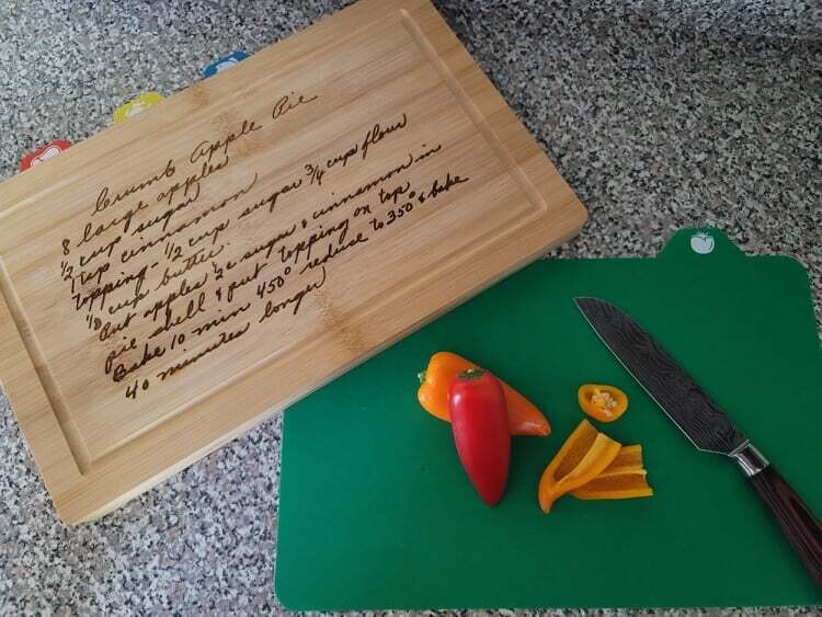 GRAND OPENING SALE! Customized Bamboo Cutting Board w/ Cutting Mats.