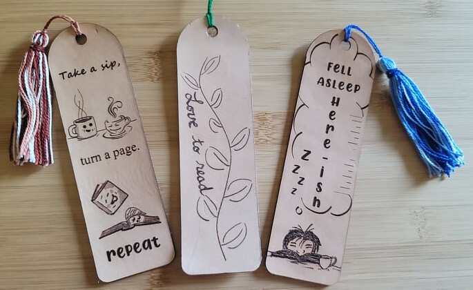 Leather Bookmarks!