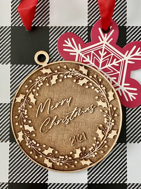 Merry Christmas 2021 - Wooden
