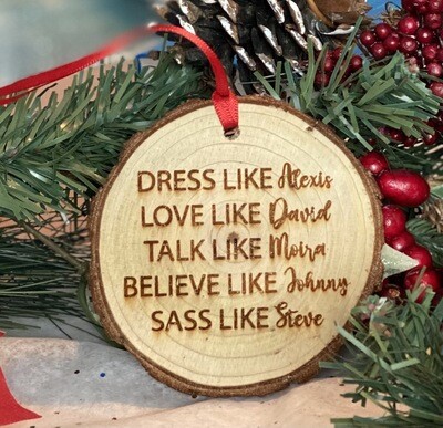 Schitt's Creek Dress, Love, Talk, Believe, Sass like...