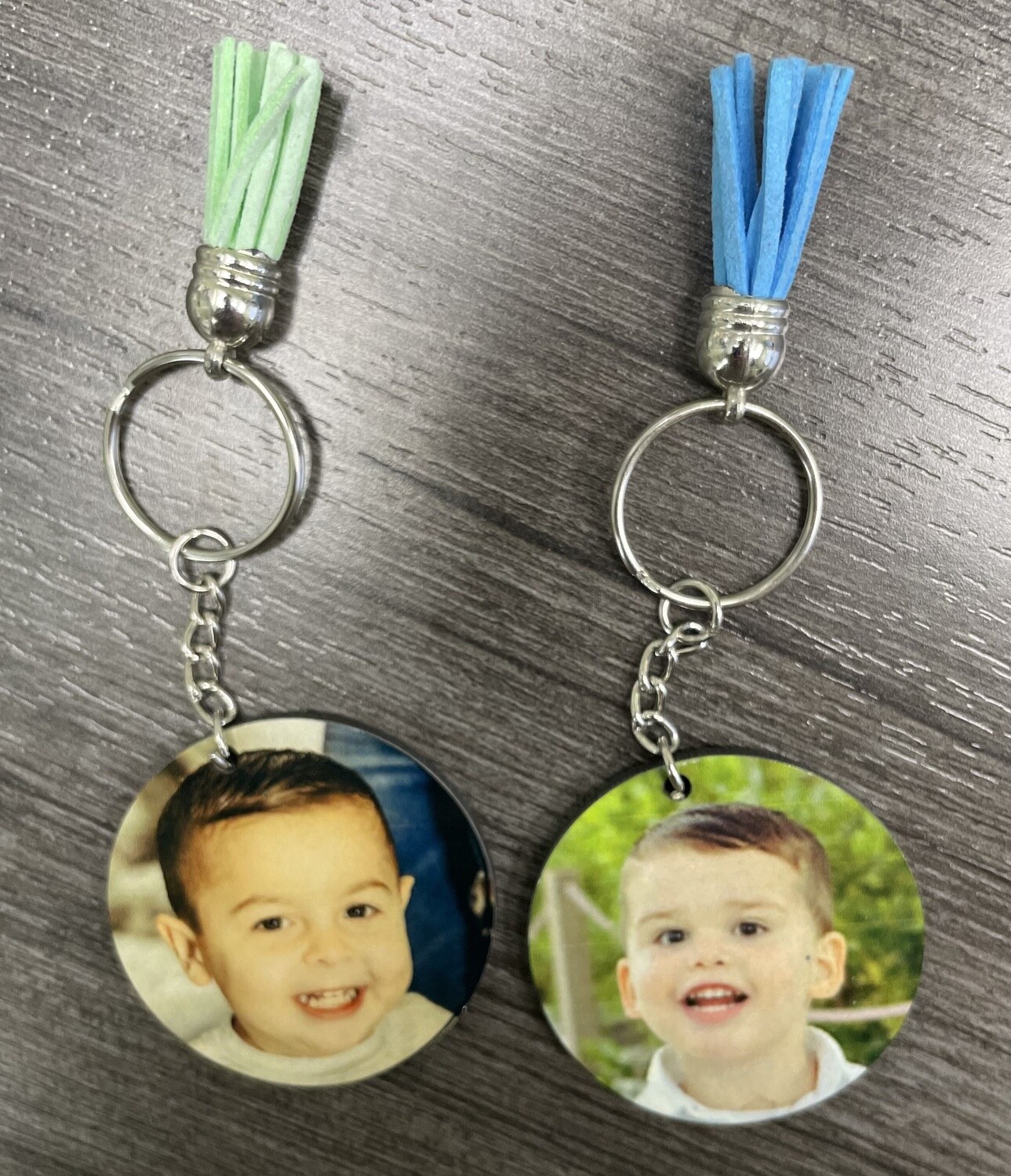 2&quot; round custom keychain