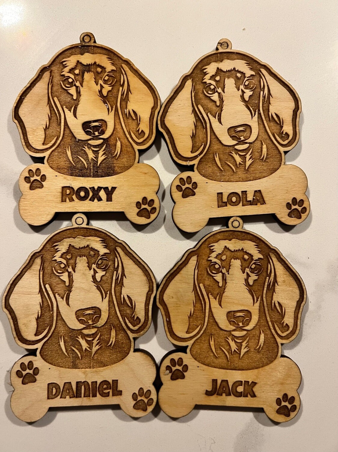 Custom Dachshund Ornament