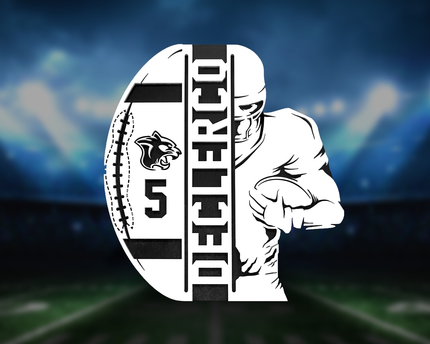 Football - Vertical Ball