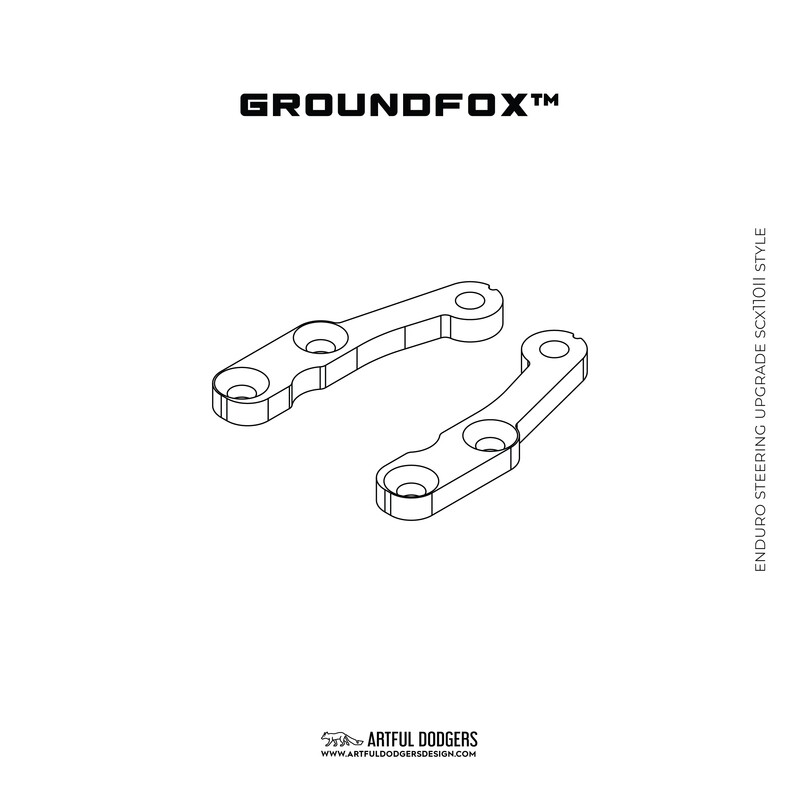 Enduro steering plates upgrade set Front the Axle Steering