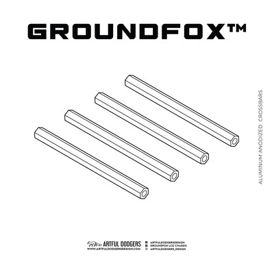 GroundFox Universal 70mm crossbars (5.5mm key)