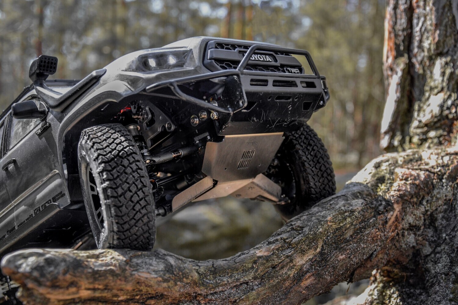 Enduro Knightrunner IFS SCALE SHORT skid plate for Knight Customs IFS Modification
