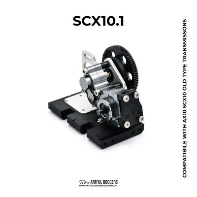 FoxBelly™ SCX10.1 AX10 3Gear Vanquish Metal LCG motor mount SMALL MOTORS
