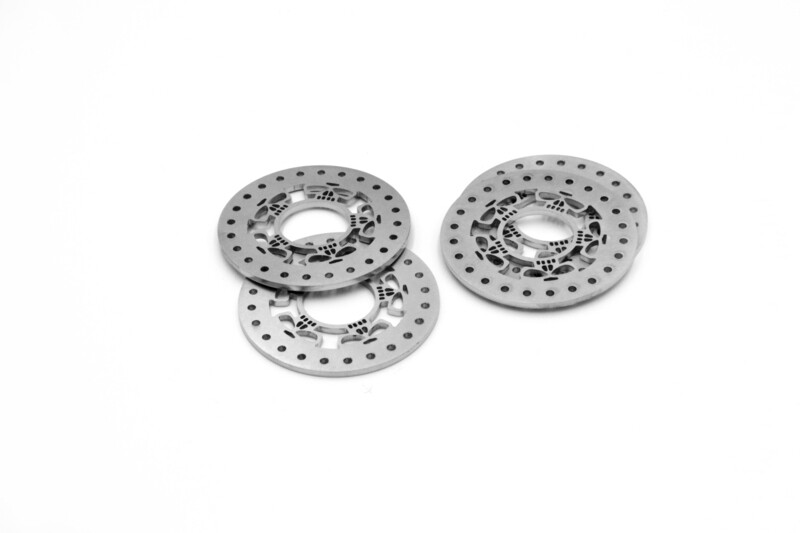 Metal Skull Beadlock Rings 1.9 (4) Stainless steel Vanquish Compatibile 24