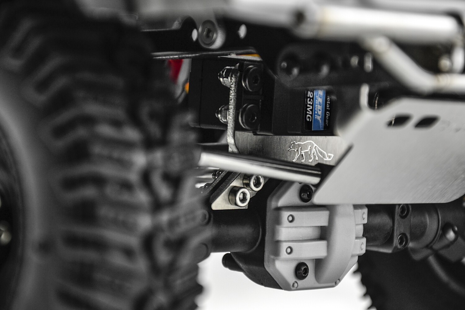Servo on Axle for Enduro Element RC Straight and Portal axles Comp Fox SOA