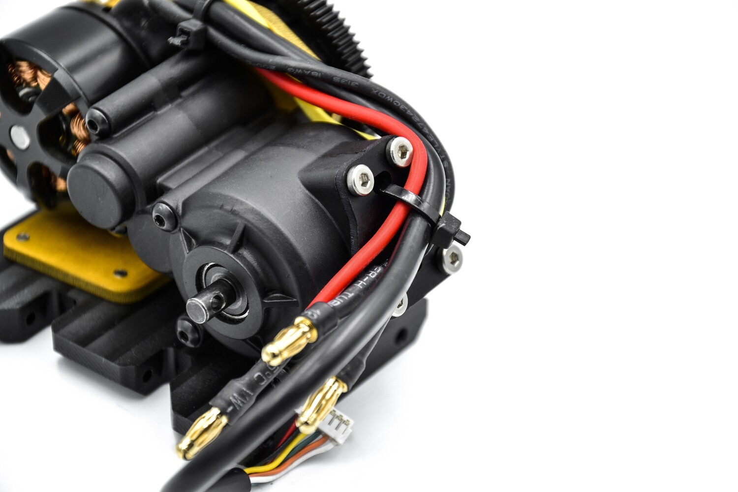 FoxBelly™ V2+ Delrin Stealth X Transmission LCG motor mount