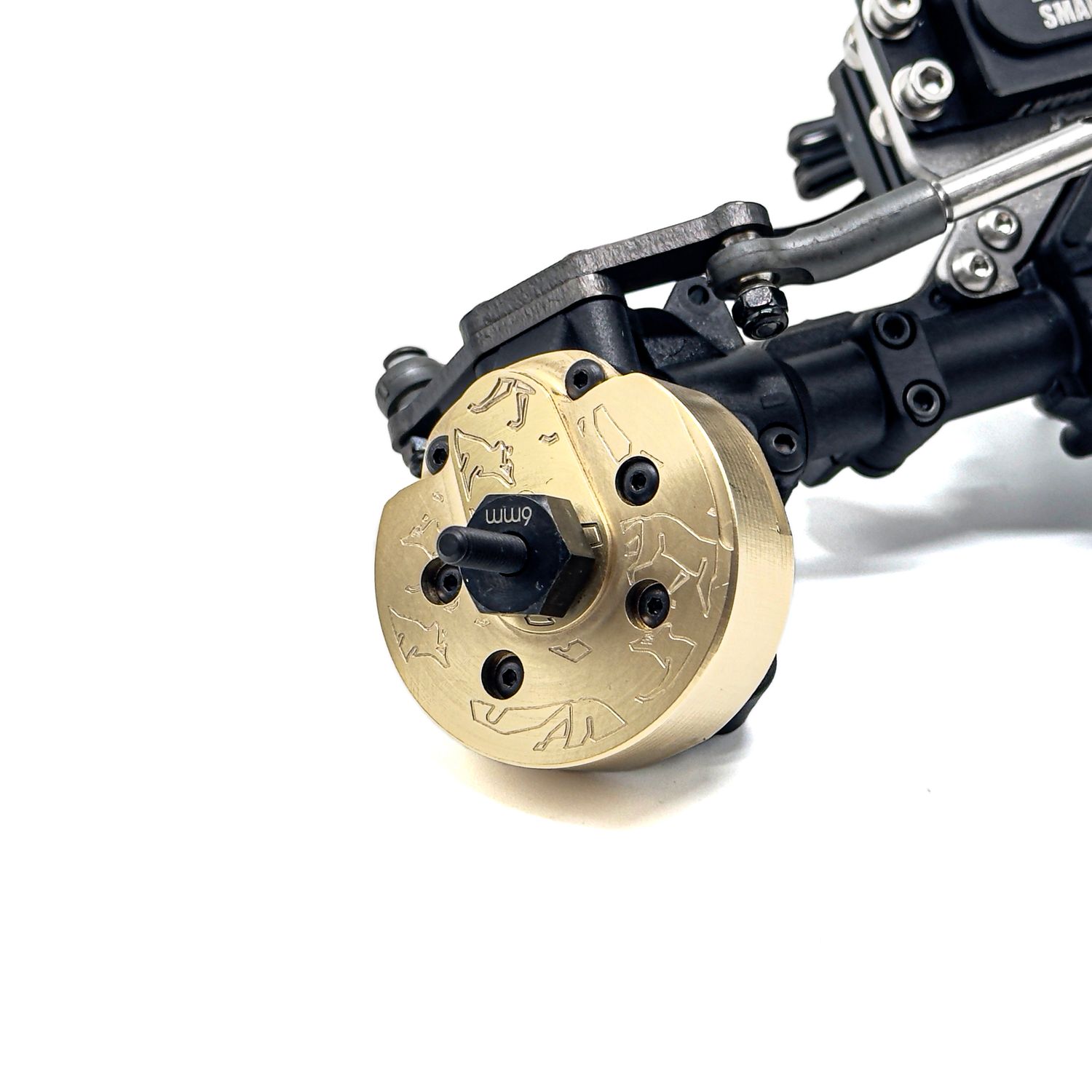 Element RC Enduro Brass Portal Axles Steering knuckles cover weights