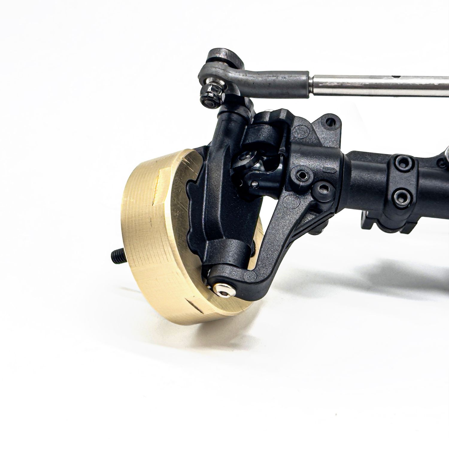 Element RC Enduro Brass Portal Axles Steering knuckles cover weights