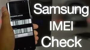 Samsung IMEI service check