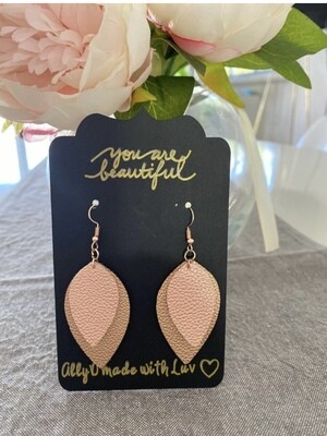 Faux Leather Earrings