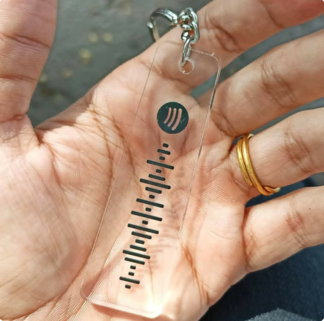 Unicode Spotify Keychain