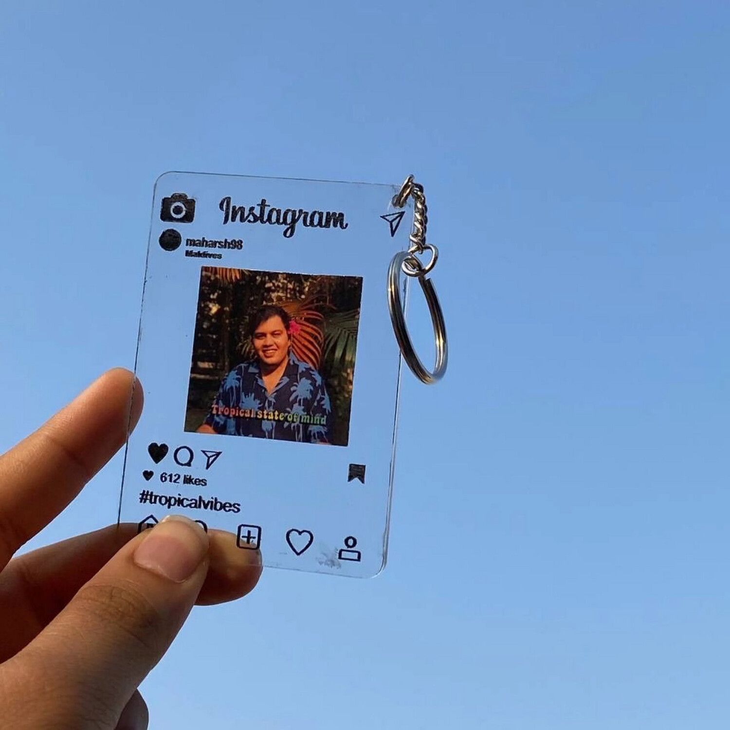 Instagram Keychain