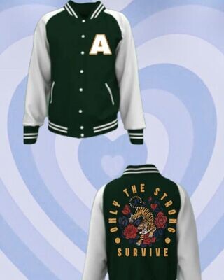 Unisex Varsity Jacket With Initial &amp; Number